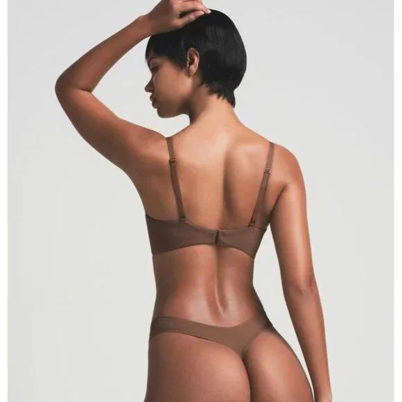 SKIMS Fits Everybody Unlined Demi Bra Jasper Size 36DDDD NWT - Picture 3 of 7